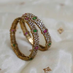 Sparkle Gem Bloom Bangles