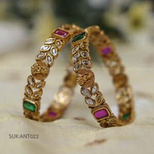 Vanya Leaf Glow bangles