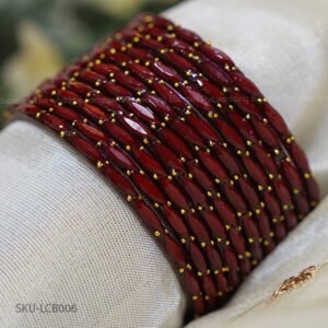 Leaf cut– Maroon Majesty