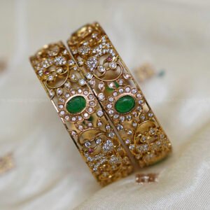 Jade Blossom Bangles