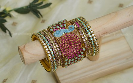 Handmade Kundan Bangles