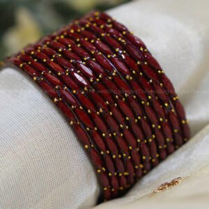 Leaf cut– Maroon Majesty