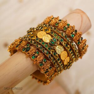 Lakshmi Kasu Heritage Kadas-emerald