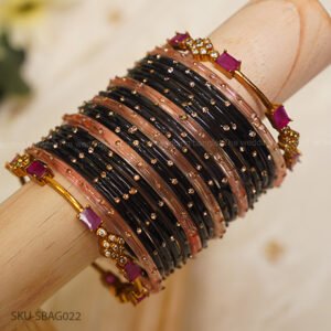 Ruby Prism Sleek Bangle Set