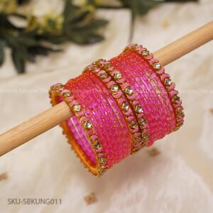 Gulabi Glow Bridal Kada Set