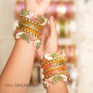 Peacock Paradise Bangle Set