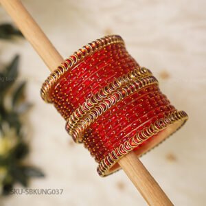 Sun Glow Glass Bangles