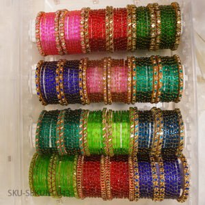 Vibrant Charm Bridal Bangle Collection