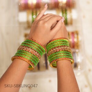 Lime Radiance Bangle Set