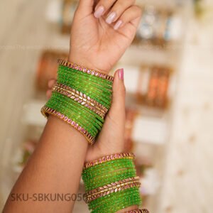 LEAF Glow Bridal Bangle Set