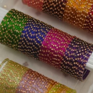 Square Raindrop Bangles Multi Collection