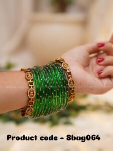 Emerald Devi CZ Bangle Set