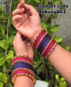 Blushing Sky Bangle Set