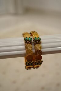 Lakshmi Kasu Lotus Heritage Bangles
