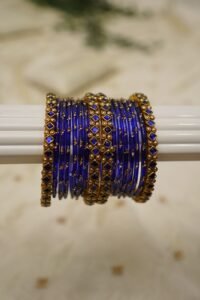 Celestial dual stone Charm Bangle Set